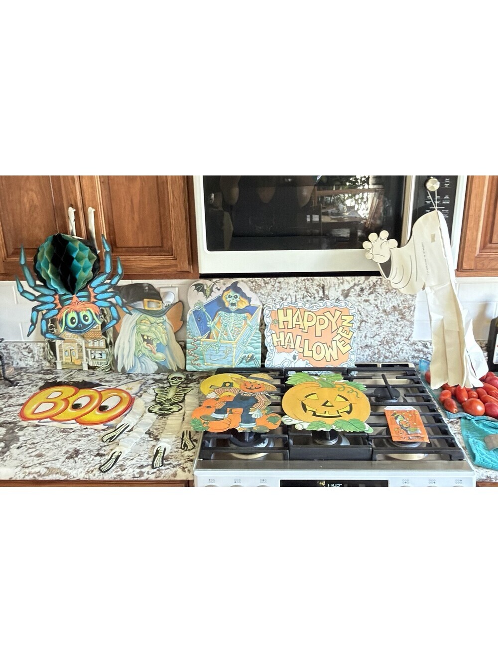 Vintage Halloween Die Cut Lot Hallmark Beistle 70s 80s Rare Haunted House